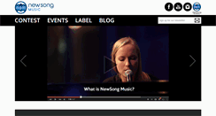 Desktop Screenshot of newsong-music.com